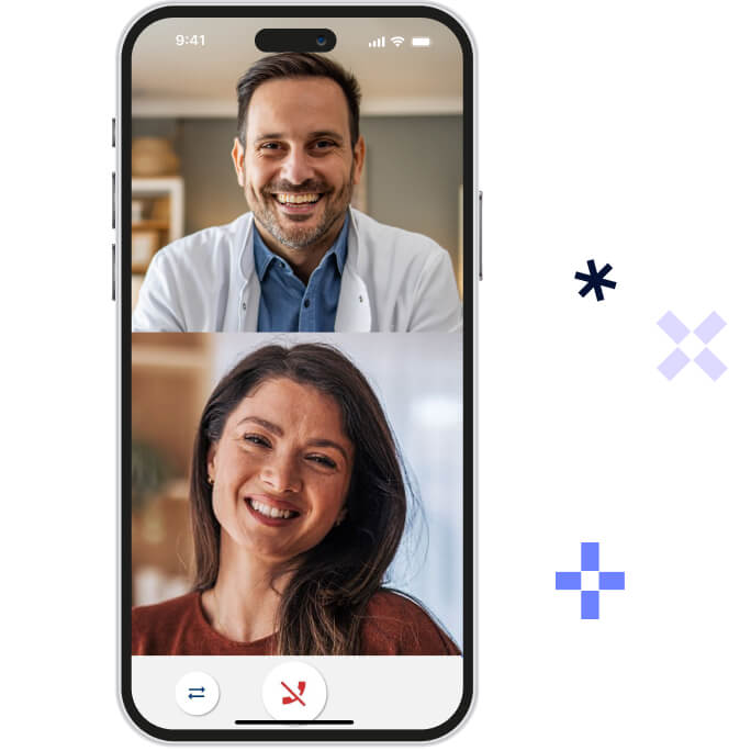 Antidote Health , telehealth visit in progress
